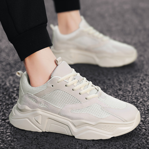 Férfi bőr tornacipő sport-alkalmi modell