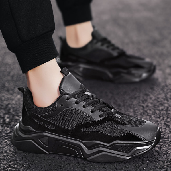 Férfi bőr tornacipő sport-alkalmi modell