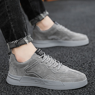 Vīriešu zamšādas kedas ar mežģīnēm