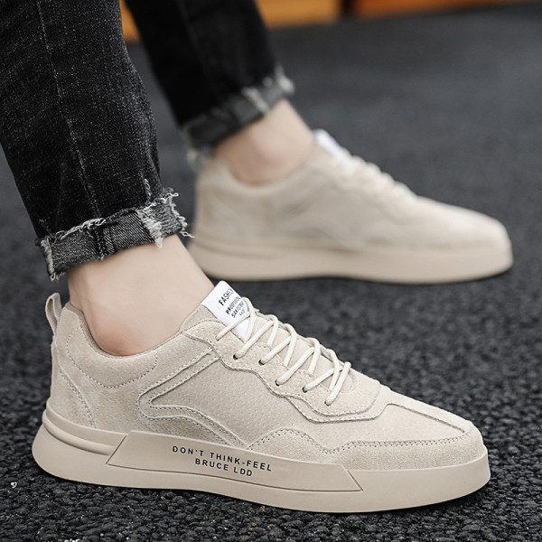 Vīriešu zamšādas kedas ar mežģīnēm