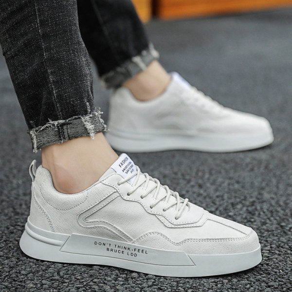 Vīriešu zamšādas kedas ar mežģīnēm