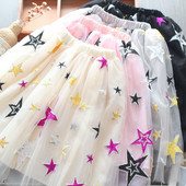 Új modell tüll és hímzéses gyerekszoknya lányoknak