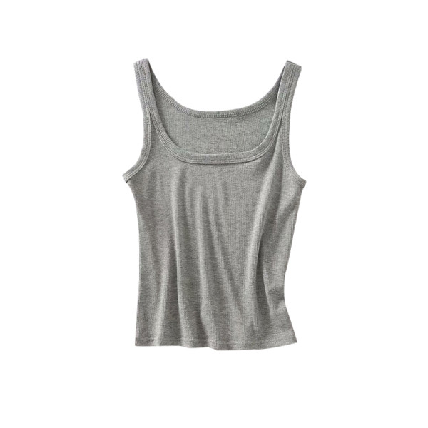 Maieu casual de dama din jerseu de catifea cu bretele late