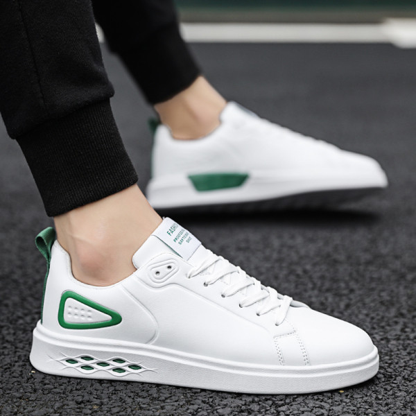 Adidasi de primavara pentru barbati cu sireturi si talpa plata