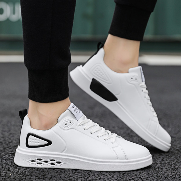 Adidasi de primavara pentru barbati cu sireturi si talpa plata