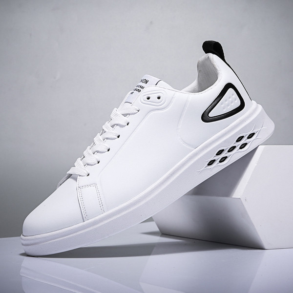 Adidasi de primavara pentru barbati cu sireturi si talpa plata