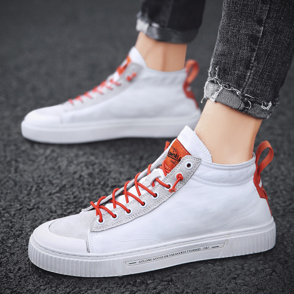 Vasariniai tekstiliniai sportbačiai iki kulkšnių