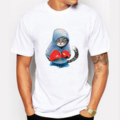 Ikdienas vīriešu t-krekls ar aplikāciju - vairāki modeļi