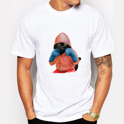 Ikdienas vīriešu t-krekls ar aplikāciju - vairāki modeļi