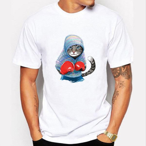 Ikdienas vīriešu t-krekls ar aplikāciju - vairāki modeļi