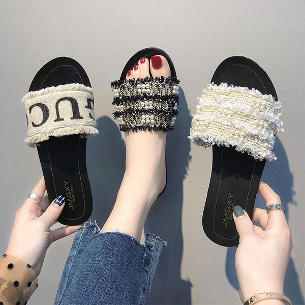 Papuci casual dama cu talpa plata in mai multe modele