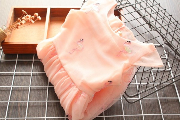 Moodne tikandi ja tülliga lastekleit tüdrukutele