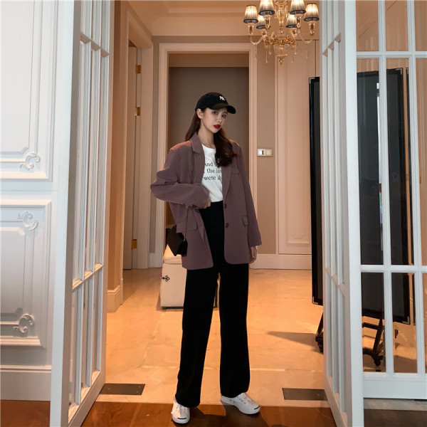 Alkalmi női fekete nadrág magas derékkal