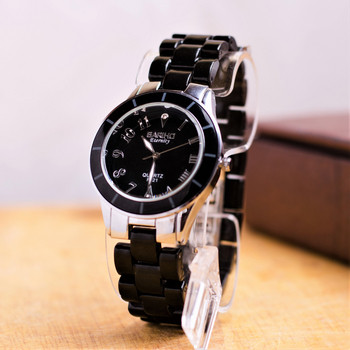 Дамски керамичен часовник BARIHO Classic, черен