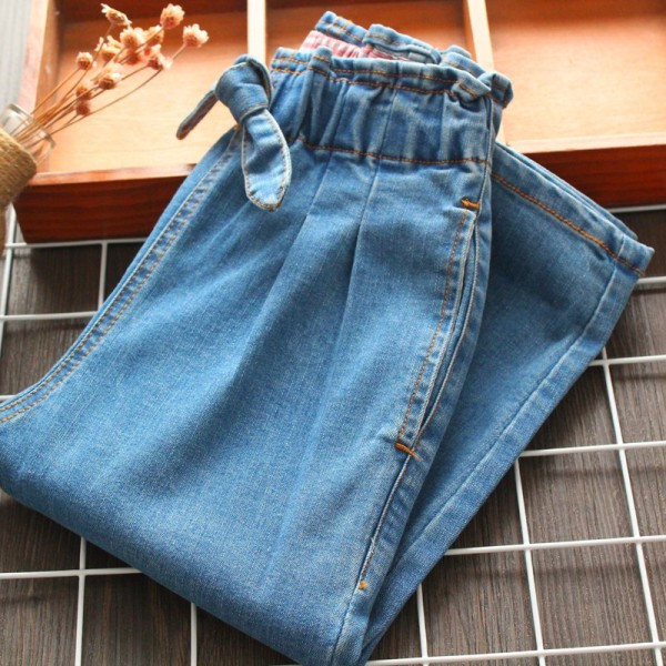 Blugi moderni pentru copii pentru fete cu buzunare