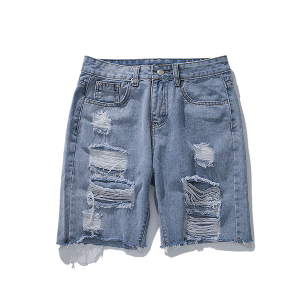 Pantaloni scurți moderni cu motive rupte