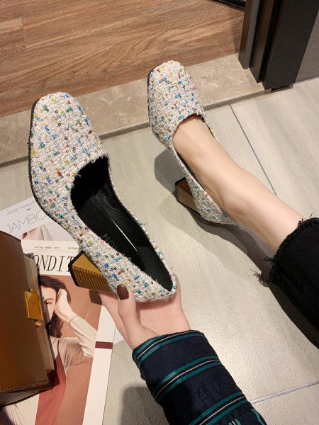 Pavasara sieviešu apavi ar biezumu 8 cm papēža