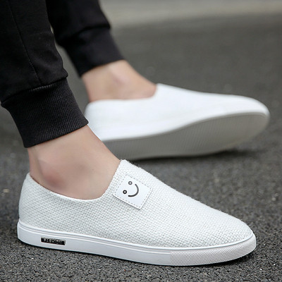 Ljetne muške tekstilne mokasine