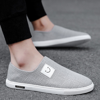 Ljetne muške tekstilne mokasine