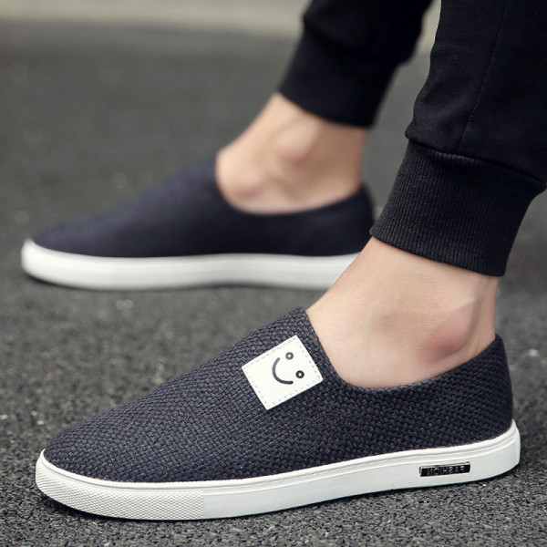 Ljetne muške tekstilne mokasine