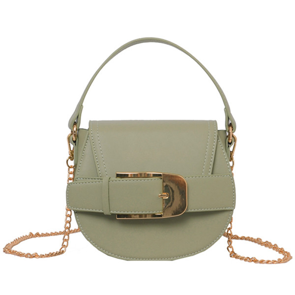 Ženska torba od eko kože sa metalnom kopčom, dugom i kratkom ručkom