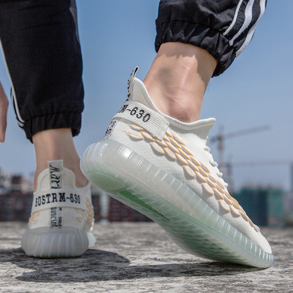 Nyári textil cipőfűzős férfi cipők