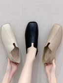 Moteriški laisvalaikio batai iš eko odos plokščiu padu