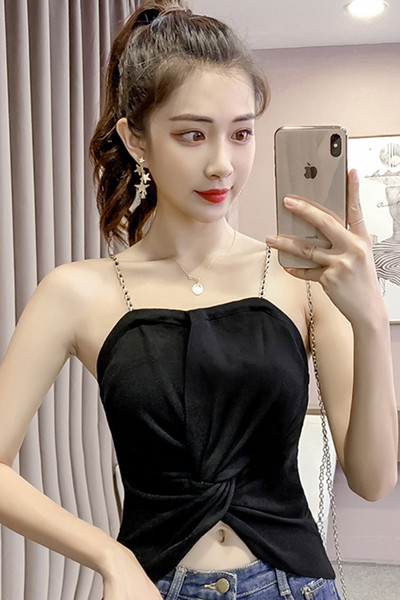 Uut mudelit peenikeste rihmadega naiste topp