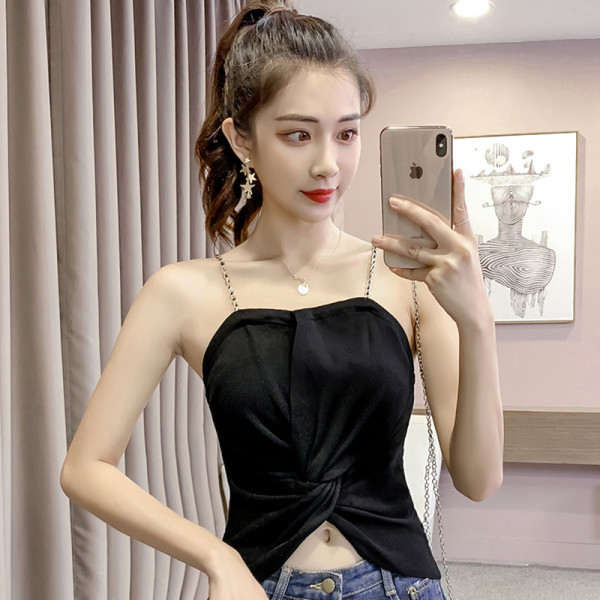 Uut mudelit peenikeste rihmadega naiste topp