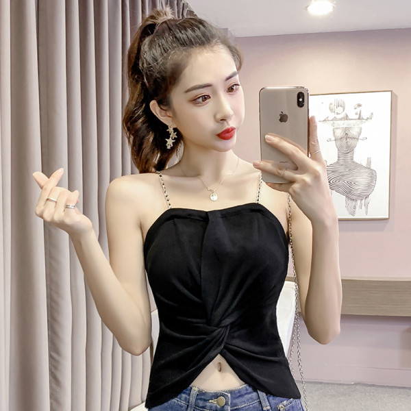 Uut mudelit peenikeste rihmadega naiste topp