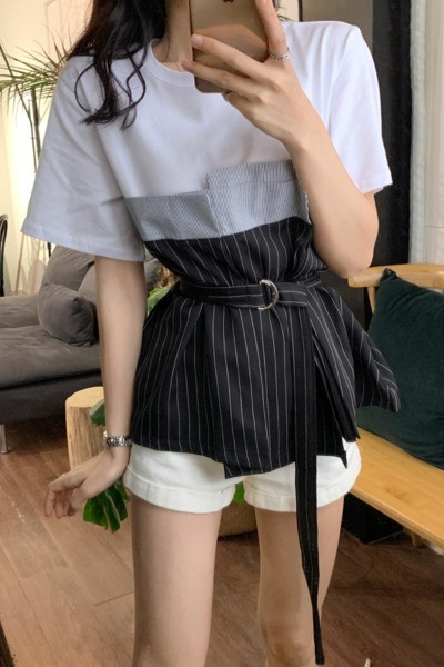 Cămașă de damă actuală cu curea