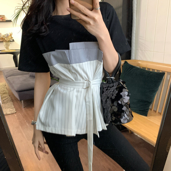 Cămașă de damă actuală cu curea