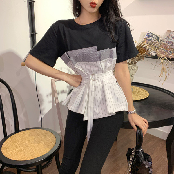 Cămașă de damă actuală cu curea