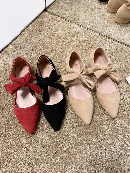 Sieviešu ikdienas apavi no eko zamšādas ar plakanu zoli un lenti