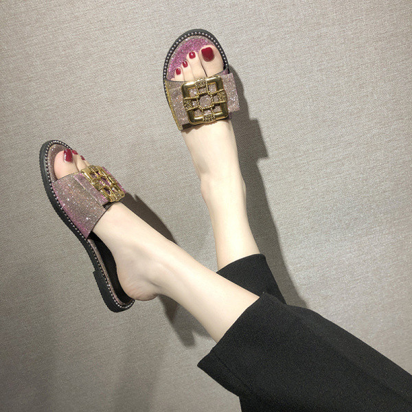 Lameda talla ja metallist pandlaga naiste sussid