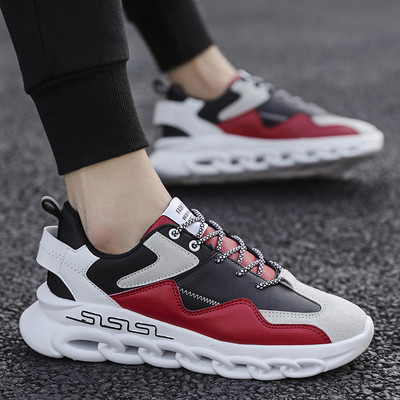 Naujo modelio vyriški sportbačiai iš eko zomšos ir tekstilės