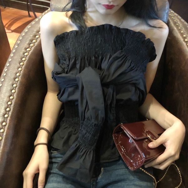 Moodne langevate varrukatega naiste särk