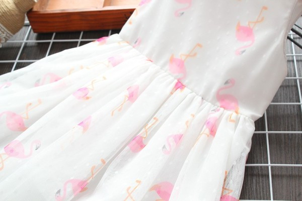 Rochie copii cu tul si decolteu oval - model croi