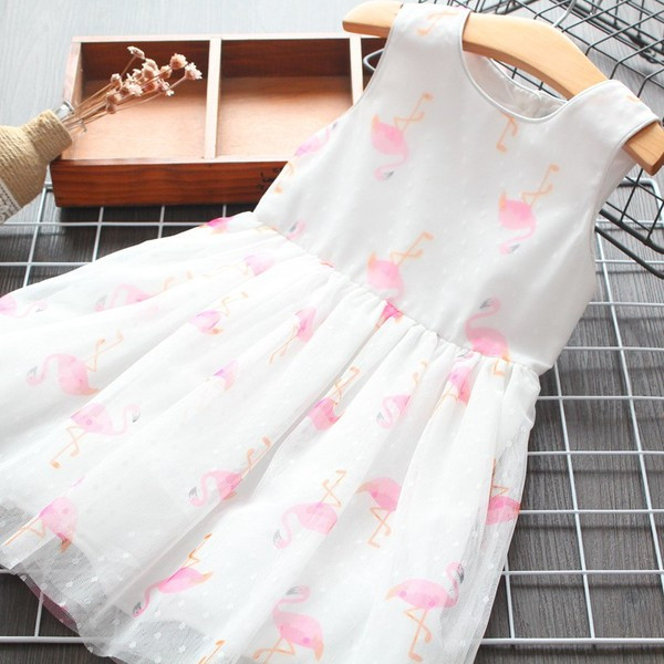 Rochie copii cu tul si decolteu oval - model croi