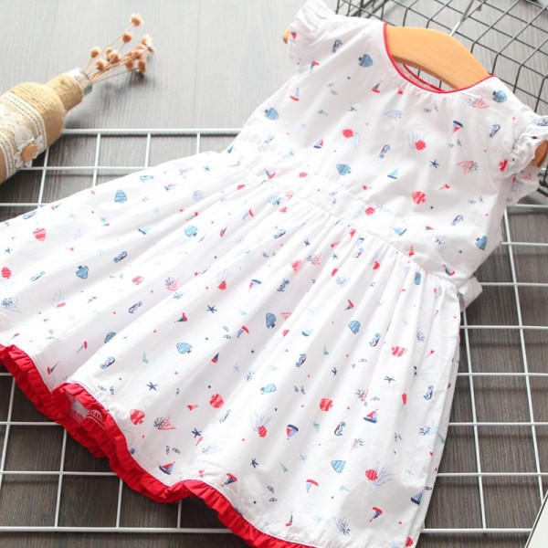 Rochie casual pentru copii model nou cu model - model croiat