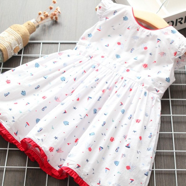 Rochie casual pentru copii model nou cu model - model croiat