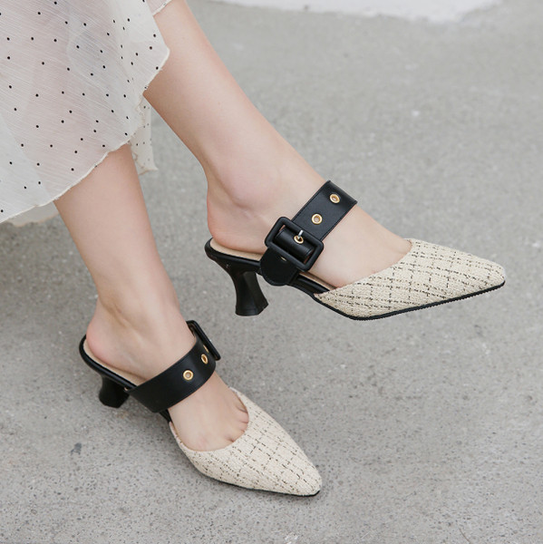 Sieviešu ikdienas čības no eko ādas un tekstila