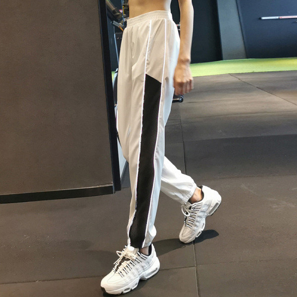 Sieviešu sporta bikses ar augstu vidukli un kabatām