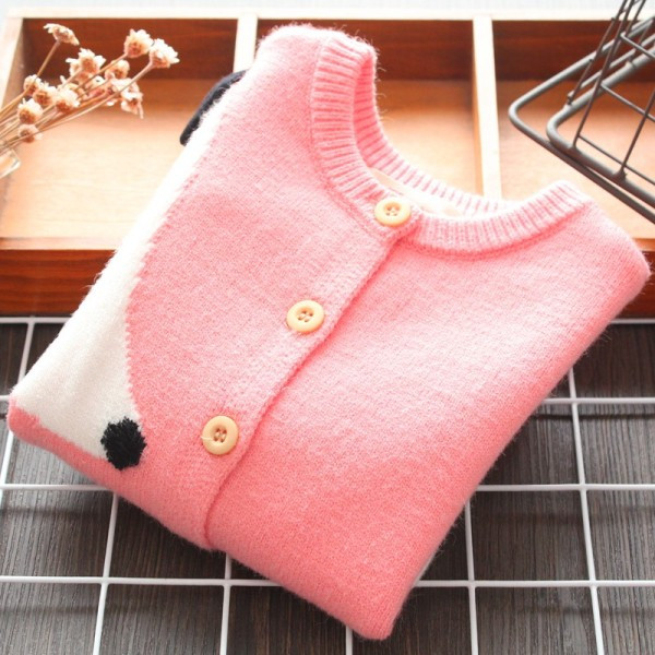 Új modell gyerekmellény gombokkal lányoknak