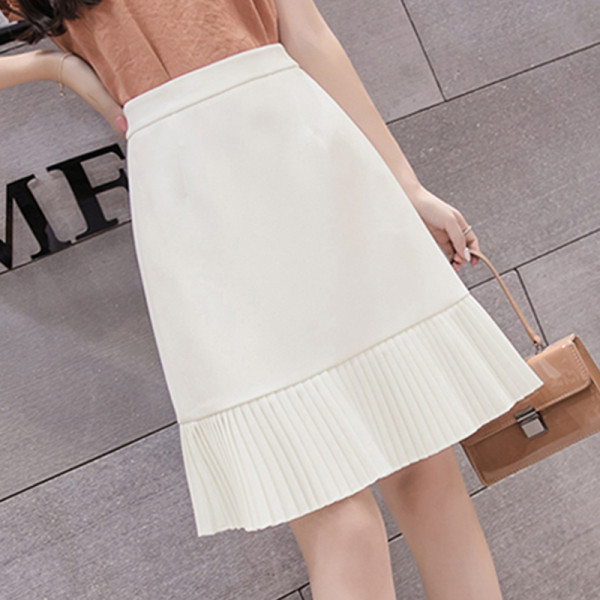 Moteriškas laisvalaikio sijonas aukštu juosmeniu