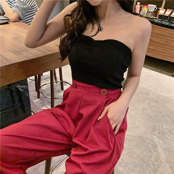 Bustieră modernă de vară fără bretele