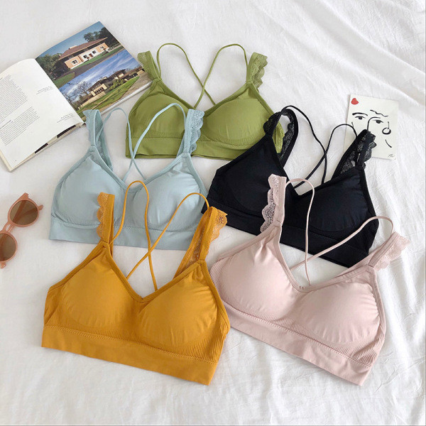 Bustiera de dama de zi cu zi cu bretele incrucisate si dantela