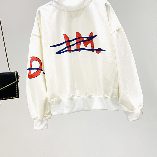 Bluza de dama sport model nou cu imprimeu si guler inalt