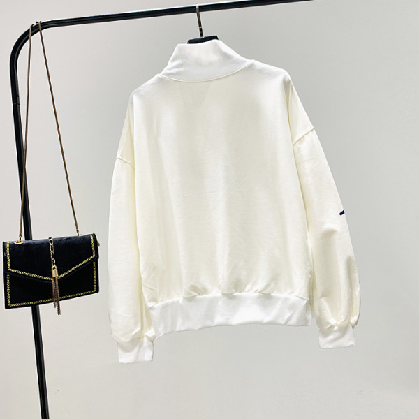 Bluza de dama sport model nou cu imprimeu si guler inalt