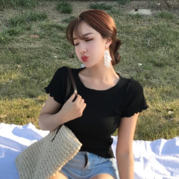 Alkalmi testhezálló blúz rövid ujjal